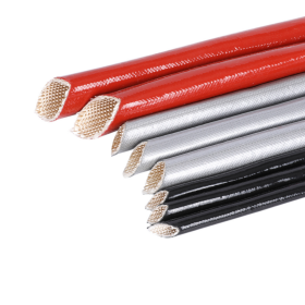 Manga de fibra de vidro com borracha de silicone extrudada-SB-SGS-E